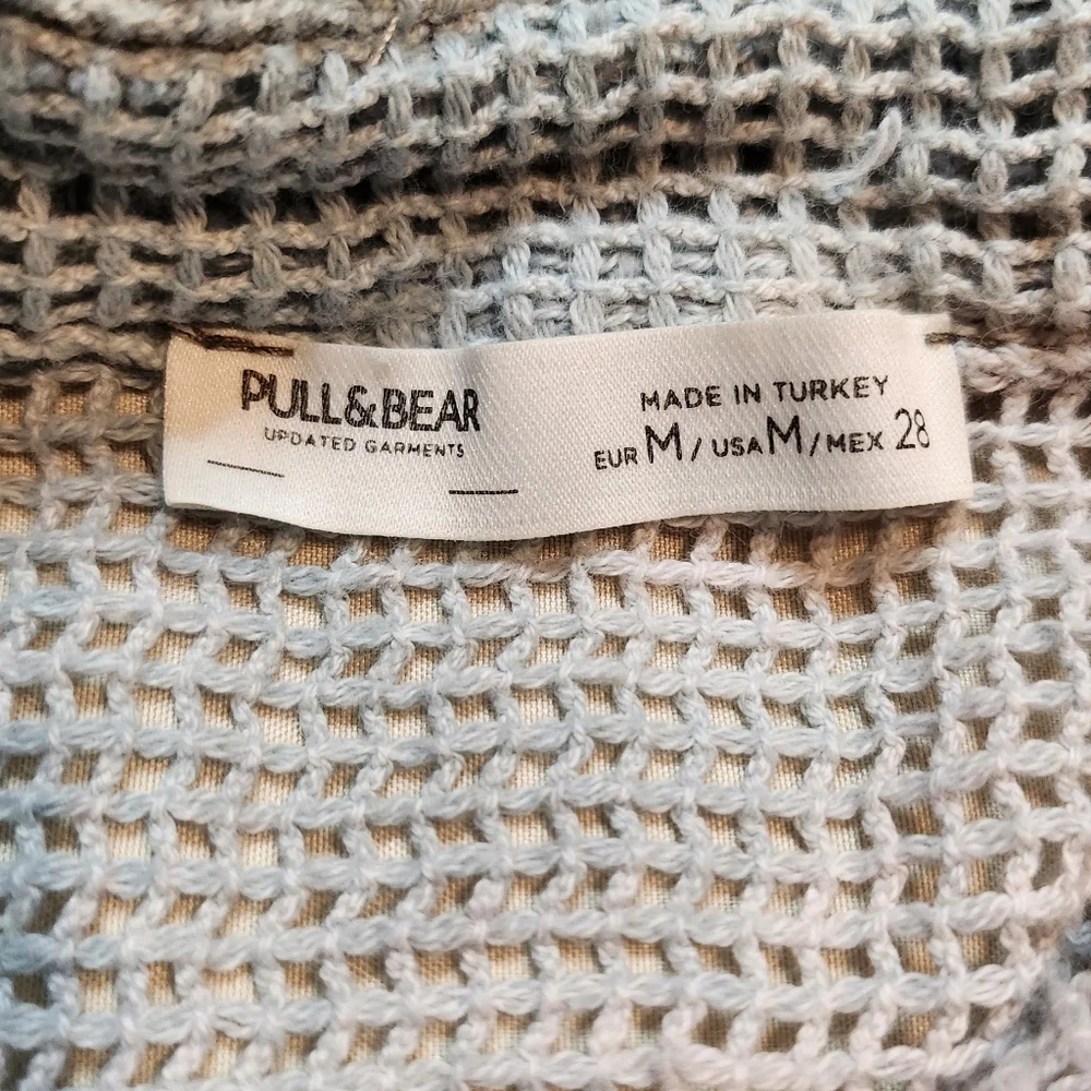 Pull&Bear Tie Dye Button Up Cover Up Shirt Size Medium D57